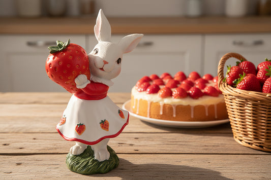Süßes Erdbeer-Häschen – Liebevolle Frühlings- & Osterdeko