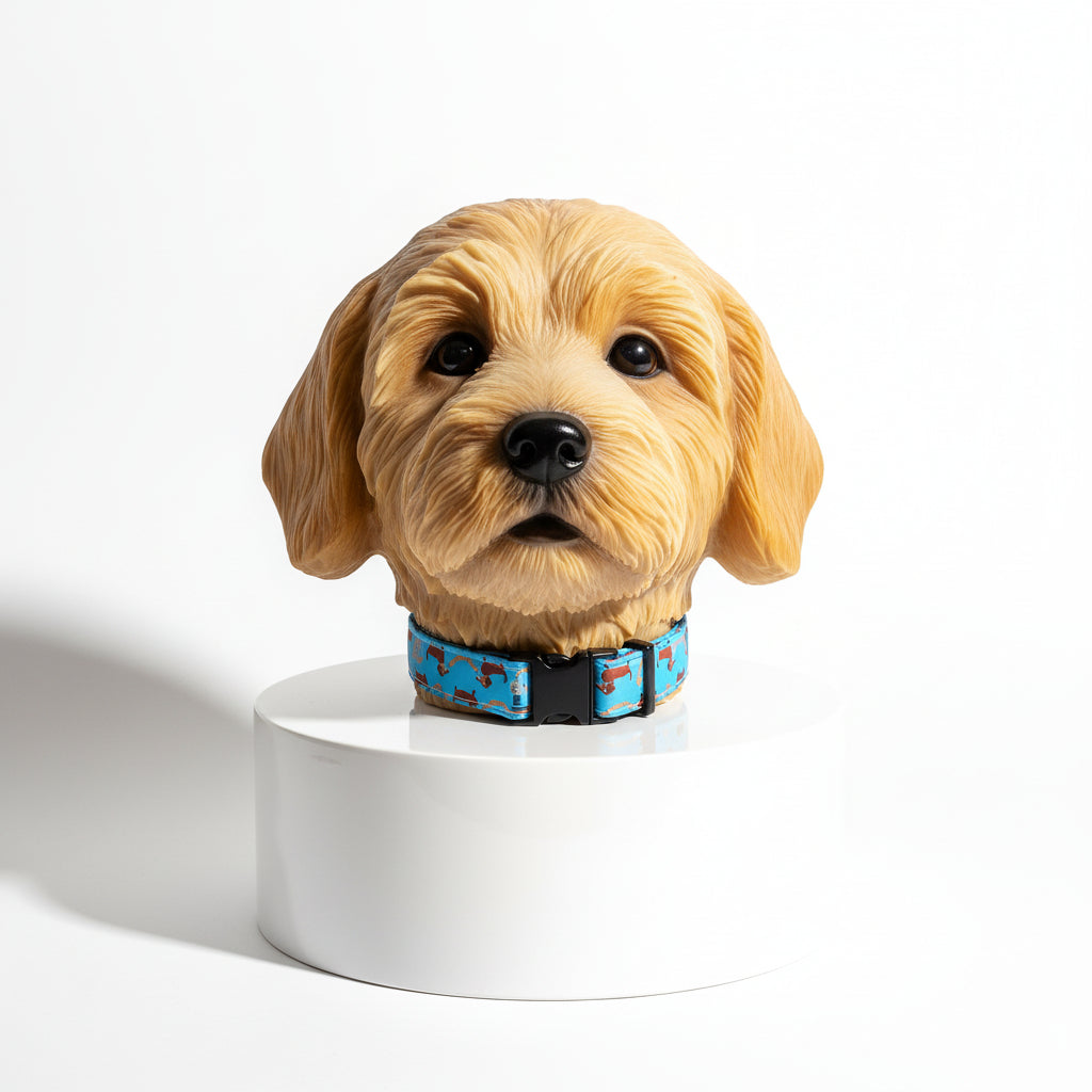 Dackel-Glück Hundehalsband (Größe M)