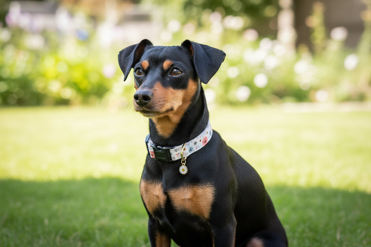 Gänseblümchen-Traum "Daisy" – Frühlings-Halsband (Größe M)